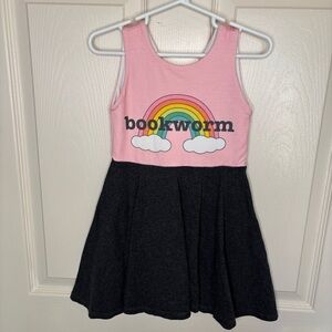 Malia‎ And Kai Girls Bookworm Tank Twirl Dress Size 3 Preowned